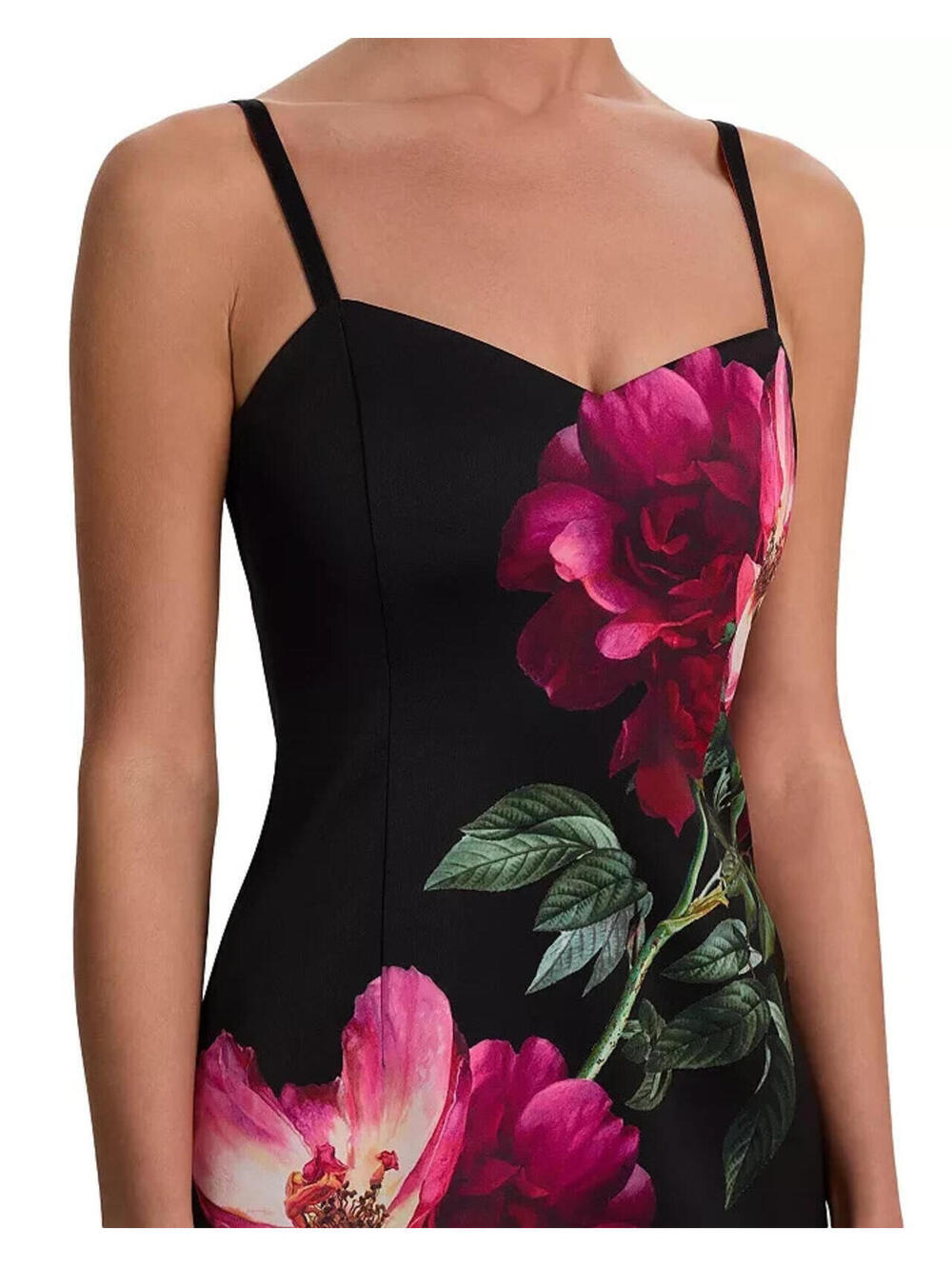 NWD, Alice + Olivia Nina Sweetheart Dress in Empress Blossom Sz 6 #MD1898 - Picture 4 of 12